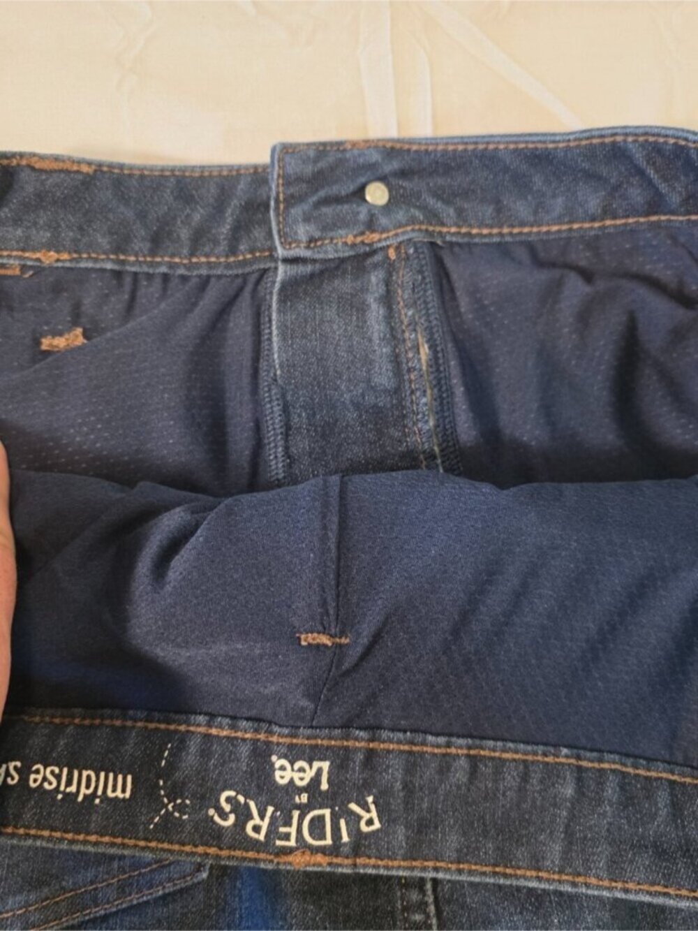 Denim Skort Women's Size 4 Blue - Picture 6 of 7